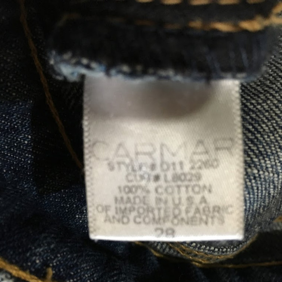 Carmar distressed  Jeans size 28 - Picture 2 of 2